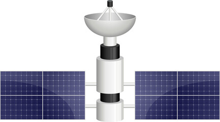 Satellite clipart design illustration