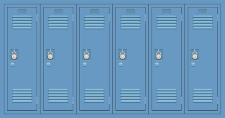 School locker clipart design illustration
