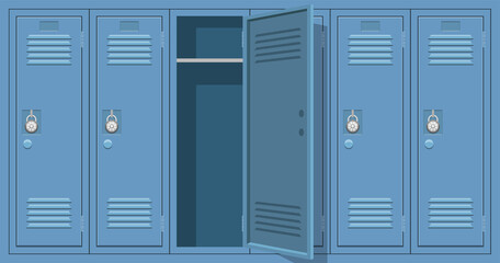 School locker clipart design illustration