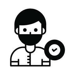 person Modern concepts design, vector illustration