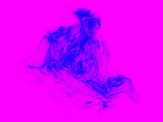 Magenta Dynamic Spooky. Bright pink abstraction for your design..
