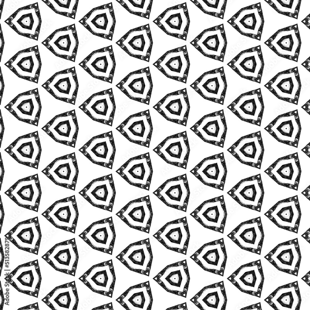 Poster abstract black and white background with blurred symmetrical pattern