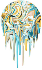 Colorful abstract expressionist digital painting background, contemporary art, modern art