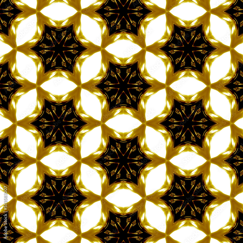 Poster abstract black and white background with blurred symmetrical pattern