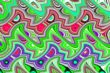 Abstract and Contemporary Aztec Pattern Design