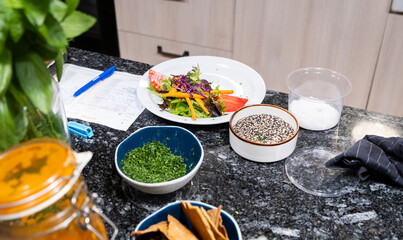 Comida ecológica vegetariana