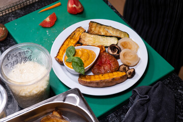 Comida ecológica vegetariana