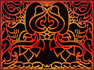 Aesthetics Dark luxury gold flowers turkish style rug design