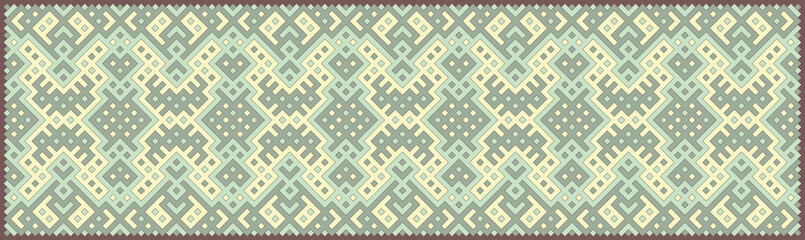 Multicolor truchet tiling connections illustration