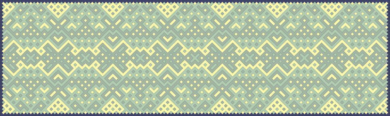 Fototapeta premium Multicolor truchet tiling connections illustration