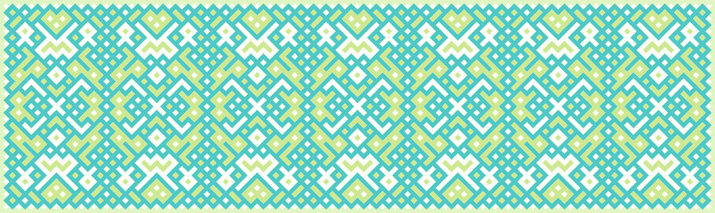 Multicolor truchet tiling connections illustration