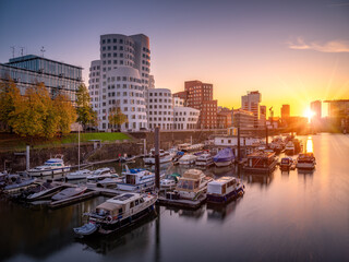 Fototapeta na wymiar Düsseldorf Media Harbour