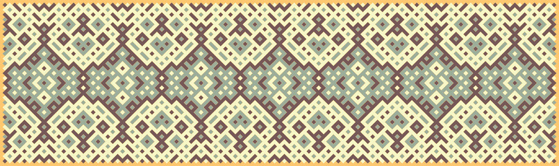 Multicolor truchet tiling connections illustration