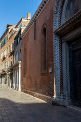 Chiesa Rettoriale di San Polo church in Venice on a summer morning