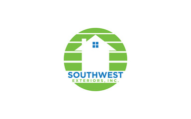 Home and real estate buildings logo icons template