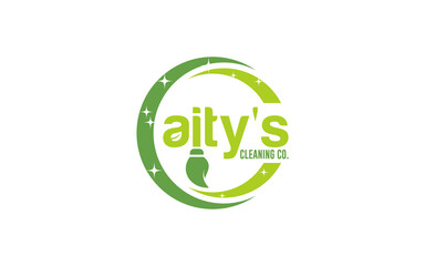 Cleaning logo and symbol vector template