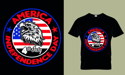 AMERICA 4th JULY INDEPENDENCE DAY CUSTOM T-SHIRT.