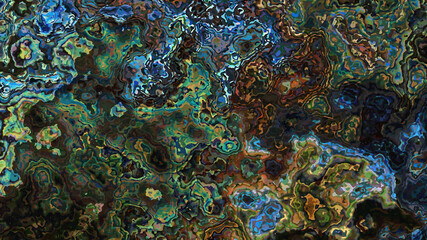 Abstract multicolored liquid texture background