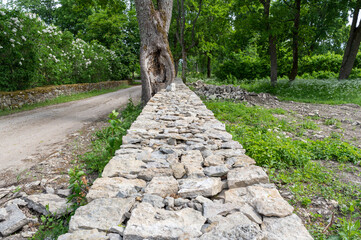 limestone fence 