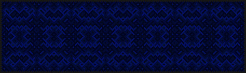 Multicolor truchet tiling connections illustration