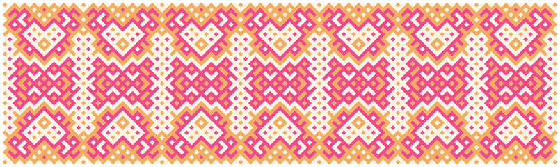 Multicolor truchet tiling connections illustration