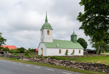 Fototapeta na wymiar church in saaremaa estonia