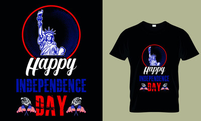 HAPPY INDEPENDENCE DAY CUSTOM T-SHIRT.