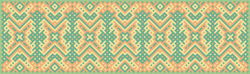 Multicolor truchet tiling connections illustration