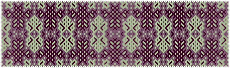 Multicolor truchet tiling connections illustration