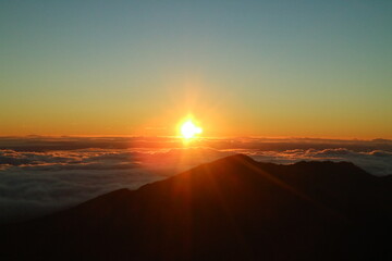 Sunrise in Haleakala, Maui, Hwaii