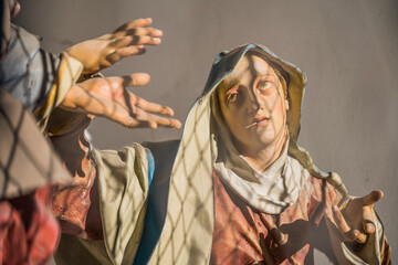 Antike Heiligenfigur