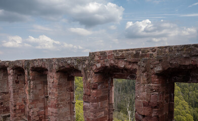 Burg in der Eifel.