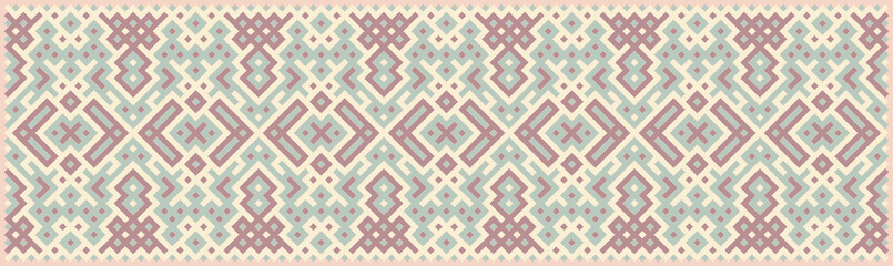 Multicolor truchet tiling connections illustration