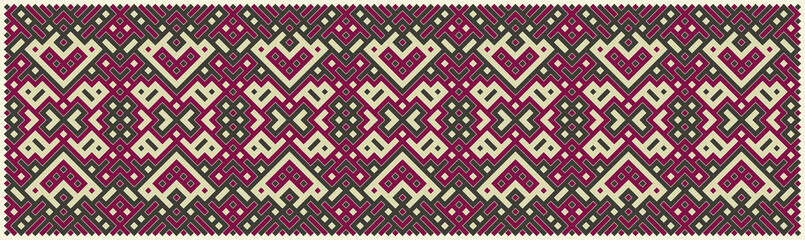 Multicolor truchet tiling connections illustration