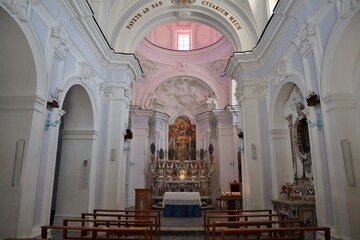 Fototapeta na wymiar Forio - Interno della Chiesa di San Gaetano
