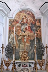Forio - Pala d'altare di Alfonso Di Spigna nella Chiesa di San Gaetano
