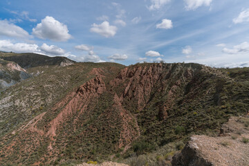 mountainous area in the south of Andalucia