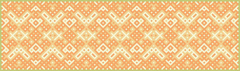 Multicolor truchet tiling connections illustration