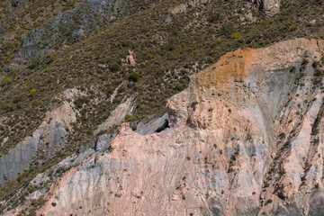 steep and arid terrain in the south of Granada