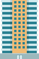 Skyscraper city buildings clipart design illustration