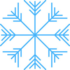 Snowflakes clipart design illustration