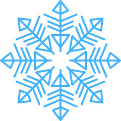 Snowflakes clipart design illustration