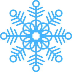 Snowflakes clipart design illustration