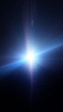 Digital future cyberspace light seamless loop vertical animation. Vertical video background for social media uses. 