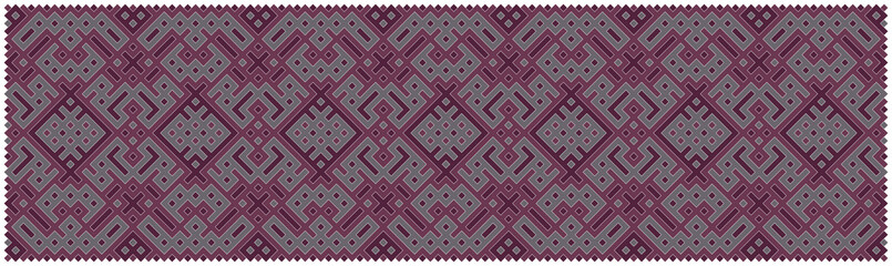 Multicolor truchet tiling connections illustration