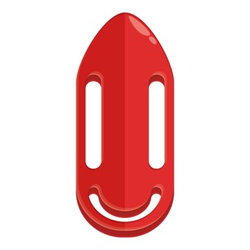 Lifeguard red float icon cartoon vector. Security swim. Life guard