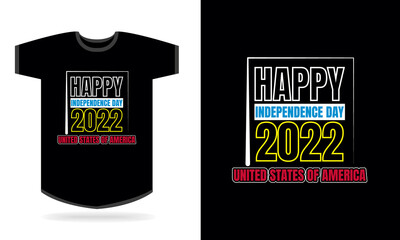 Happy 4th of July T-shirt design template