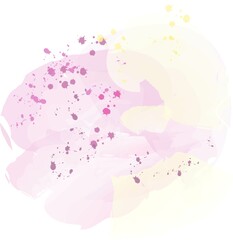 Purple watercolor background. Vector background for the design of postcards, invitations, business cards.