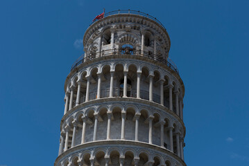 Fototapeta na wymiar Detail vom schiefen Turm von Pisa