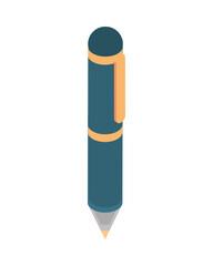 isometric pen icon